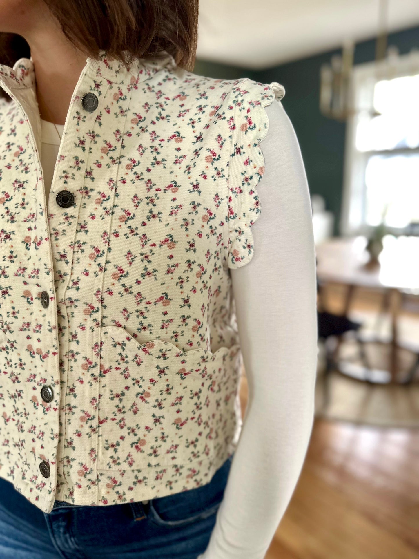 Ramapo Floral Vest