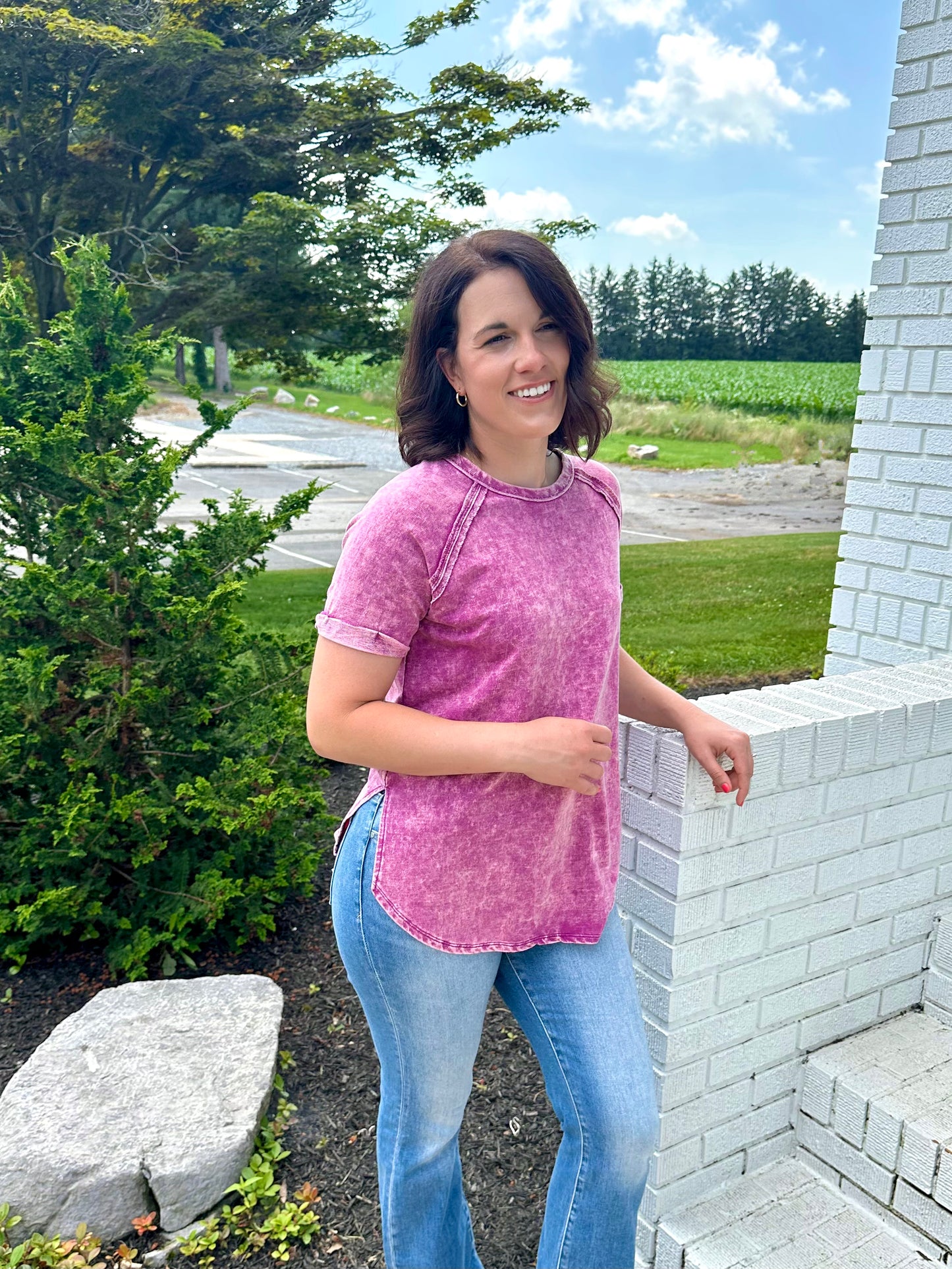 Gunther Acid Wash Top