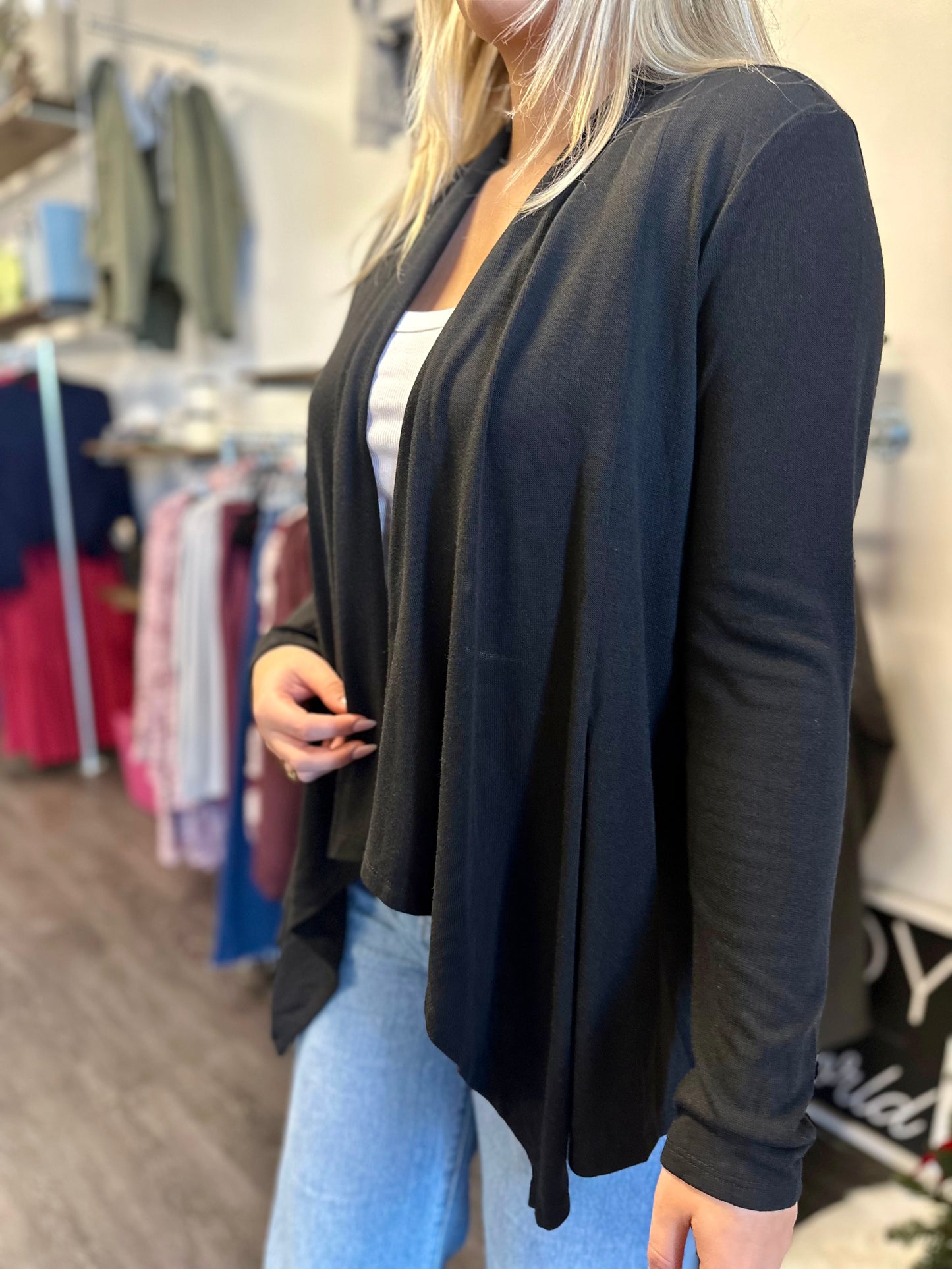 Midland Open Flowy Cardigan