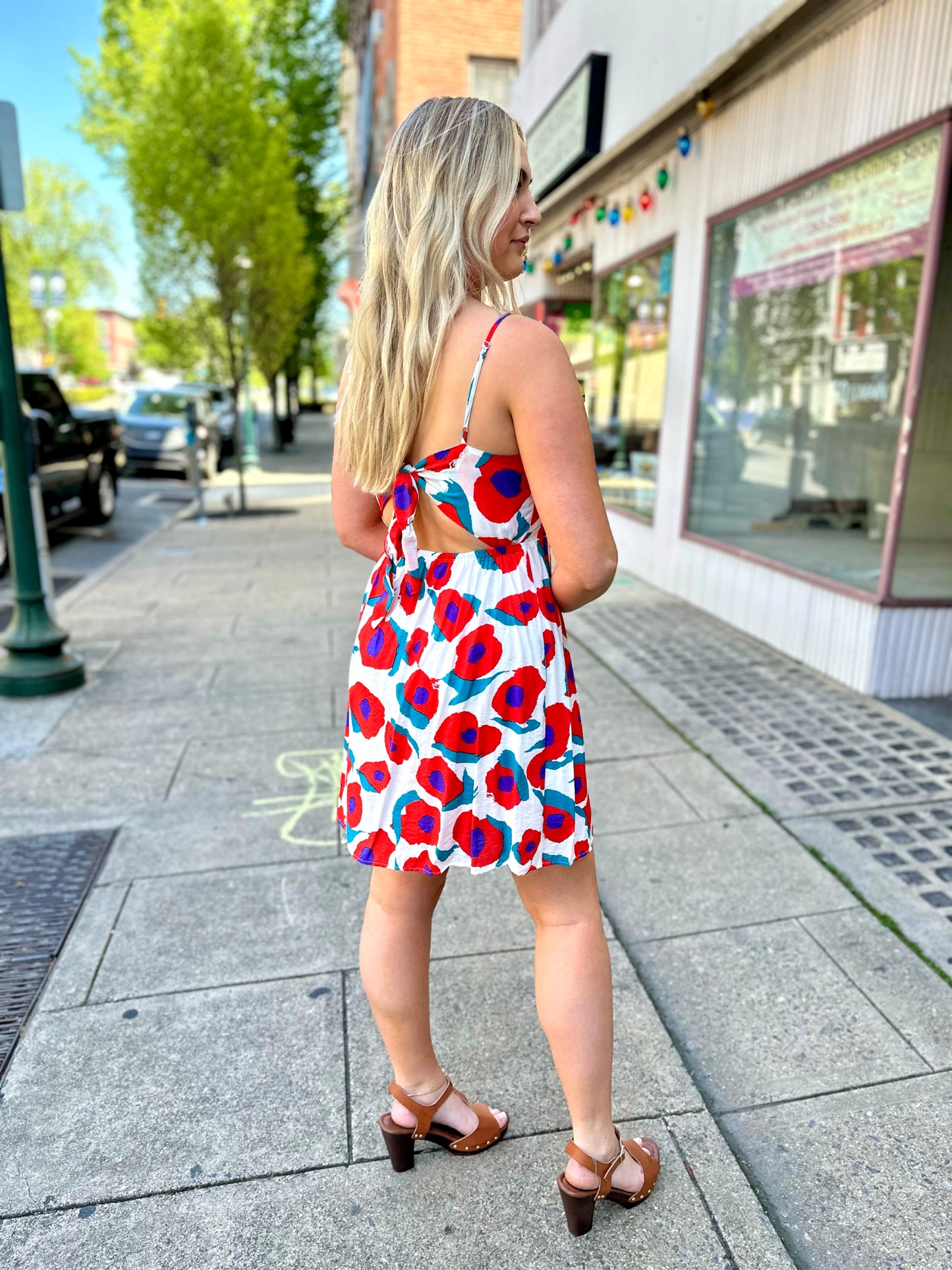 Tulsa Tie Floral Dress