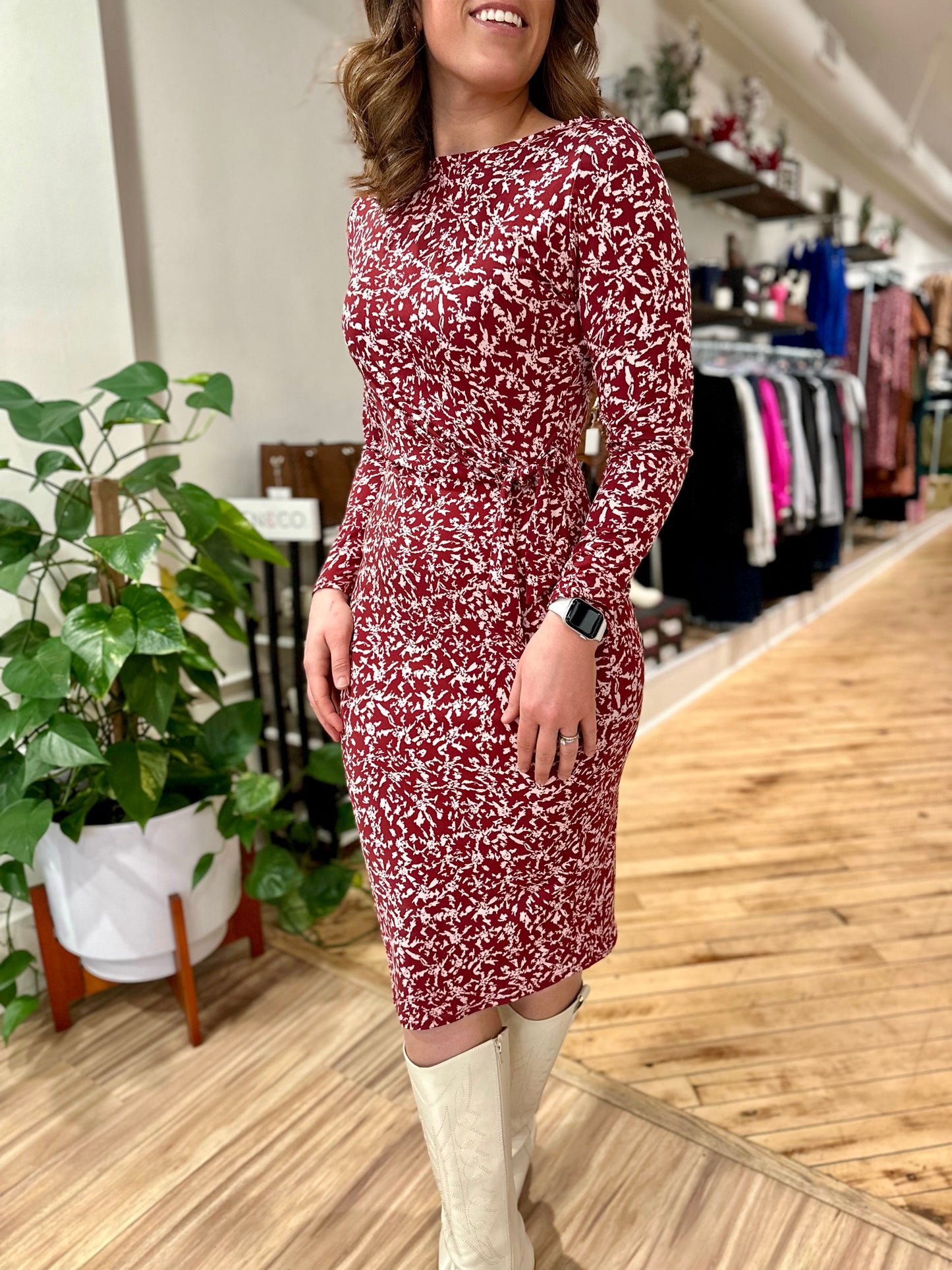 Burley Tie Midi Dress