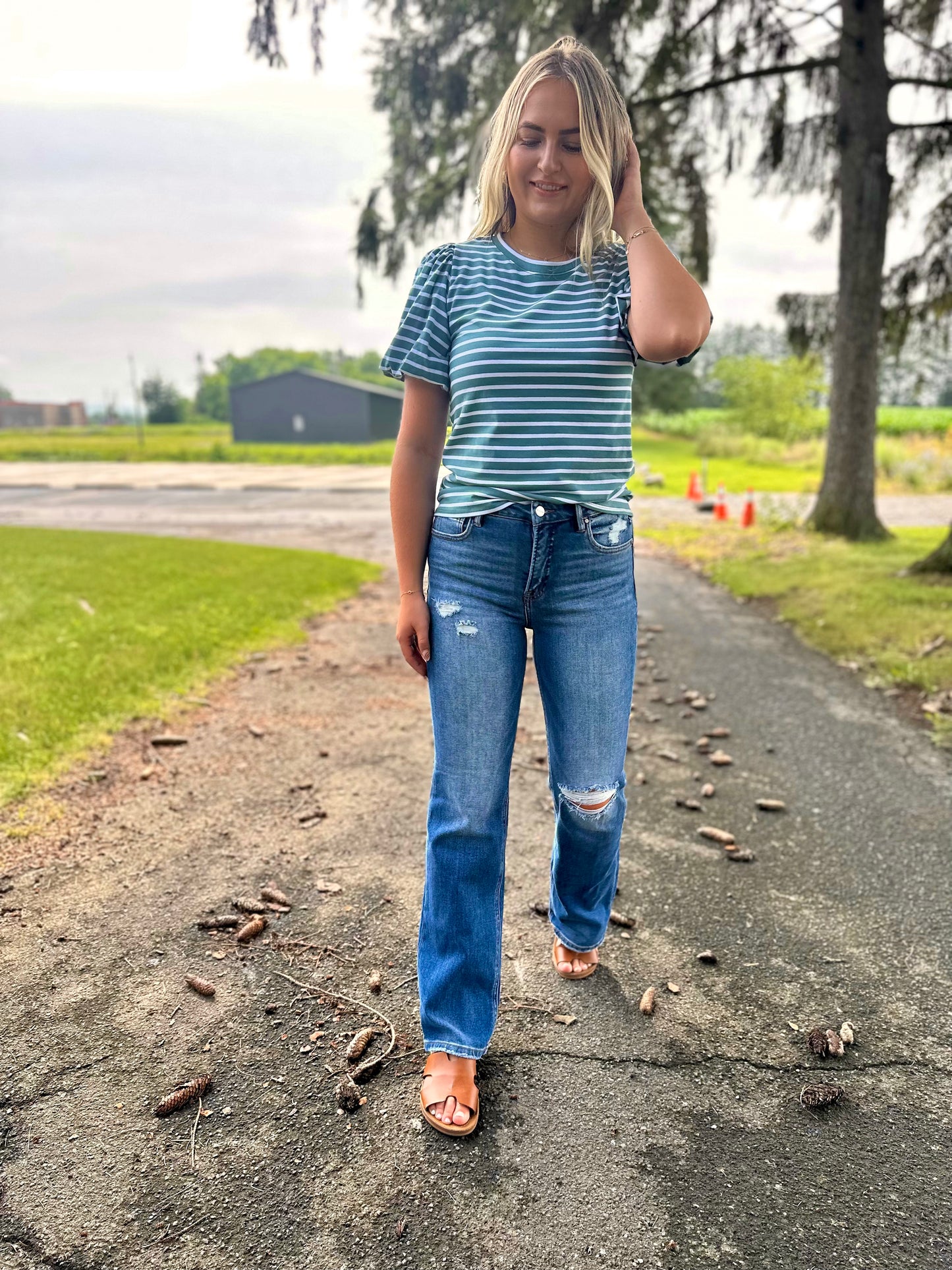 Shepherdstown Risen High Rise Straight Jeans