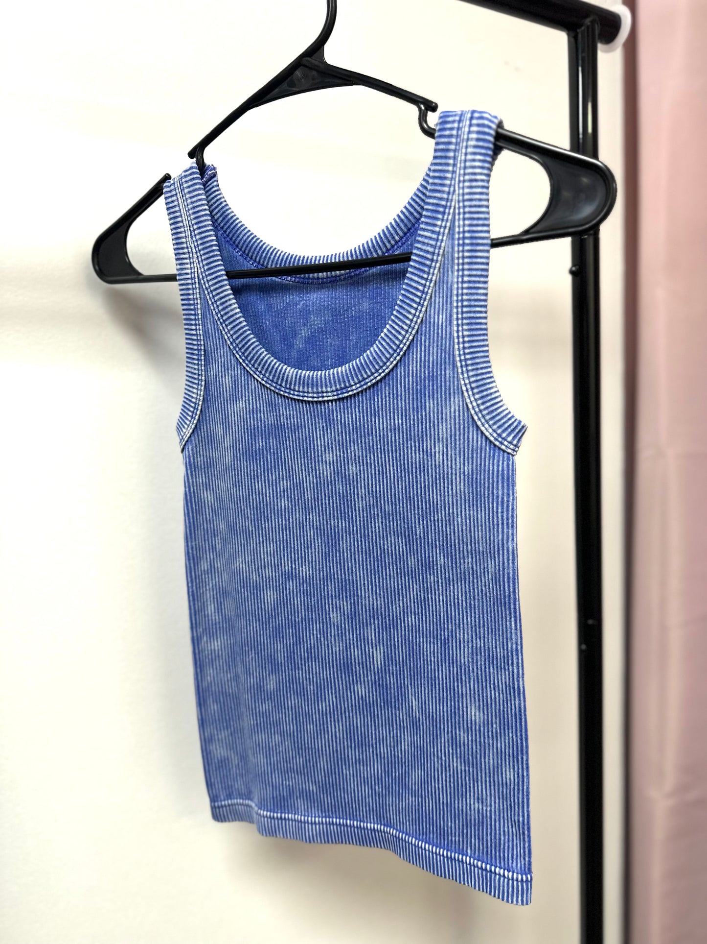 Silver Spring Ribbed Tank Top