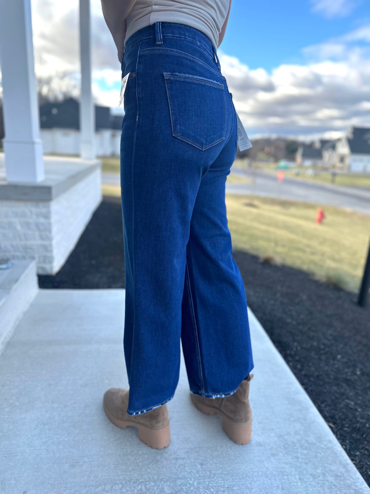 Risen Killeen High Rise Crop Jeans