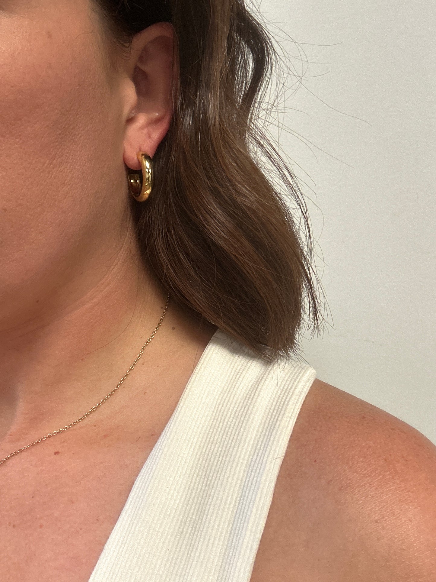 25 mm Bold Stainless Steel Hoops