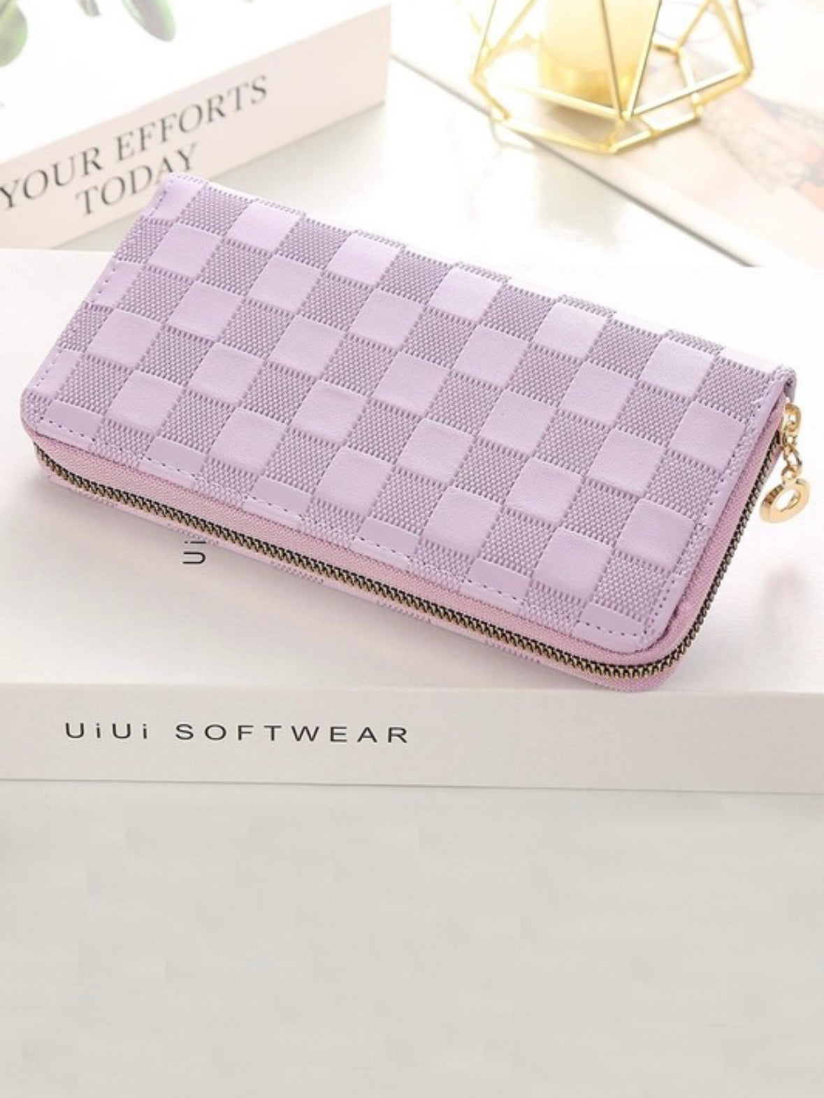 Orchards Checkered Wallet