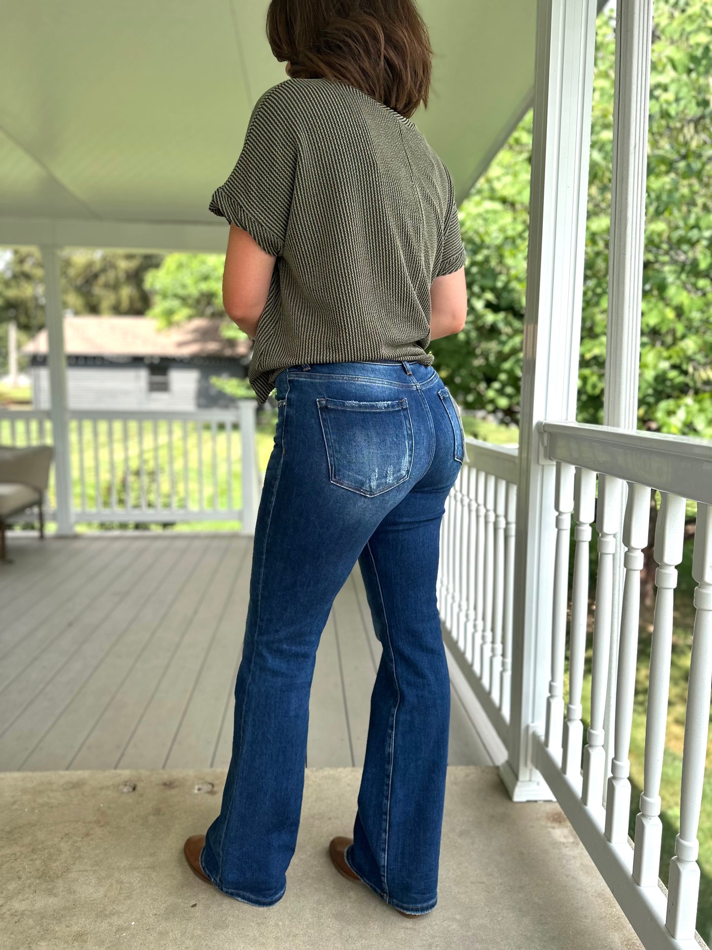 Risen Freeburn High Rise Bootcut Jeans