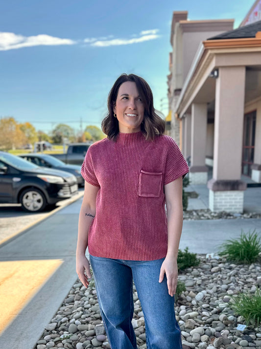 Lexington Mock Neck Sweater
