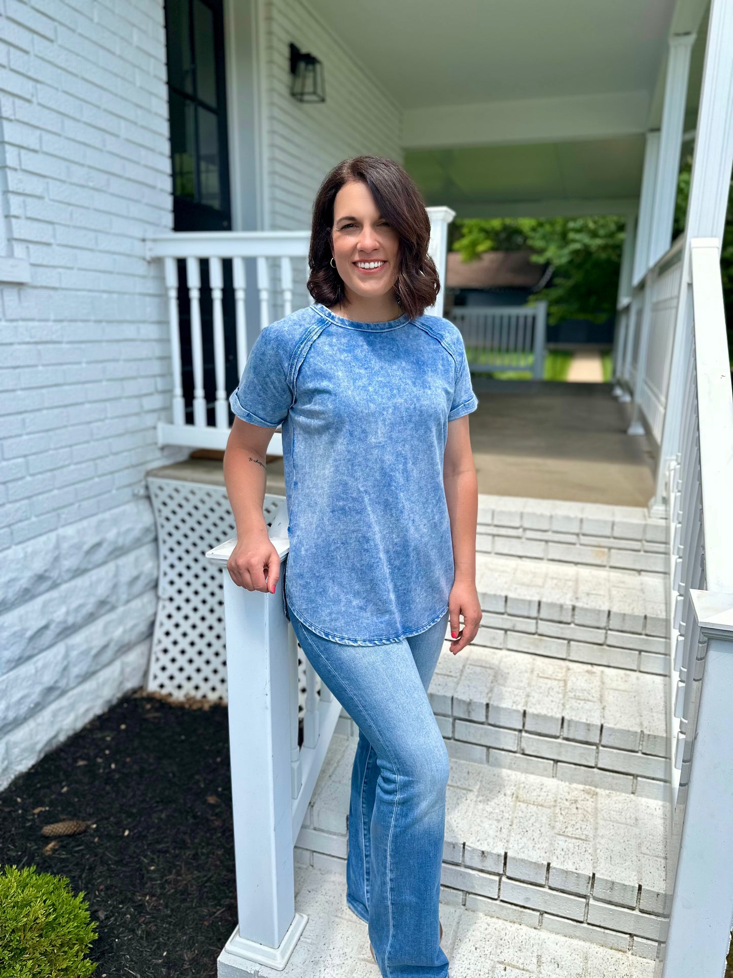 Gunther Acid Wash Top