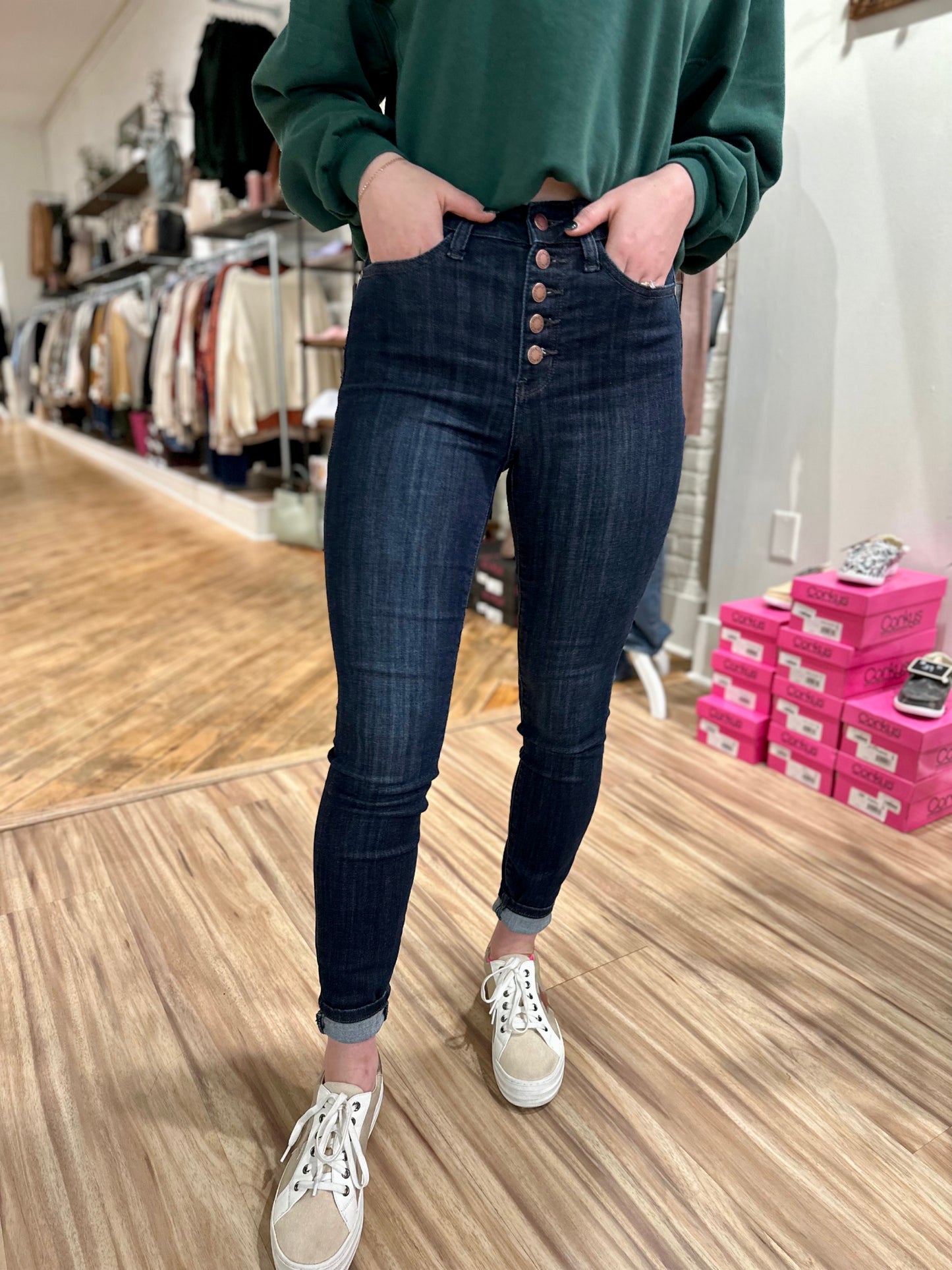 Judy Blue Handsand Resin Skinny