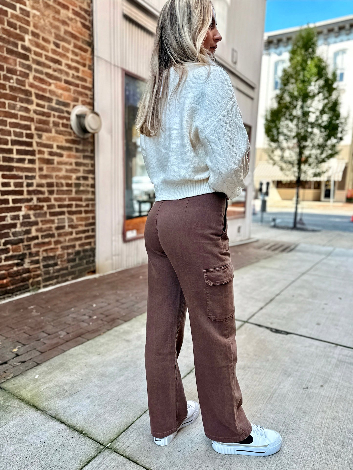 Powell Wide Leg Cargo Pants