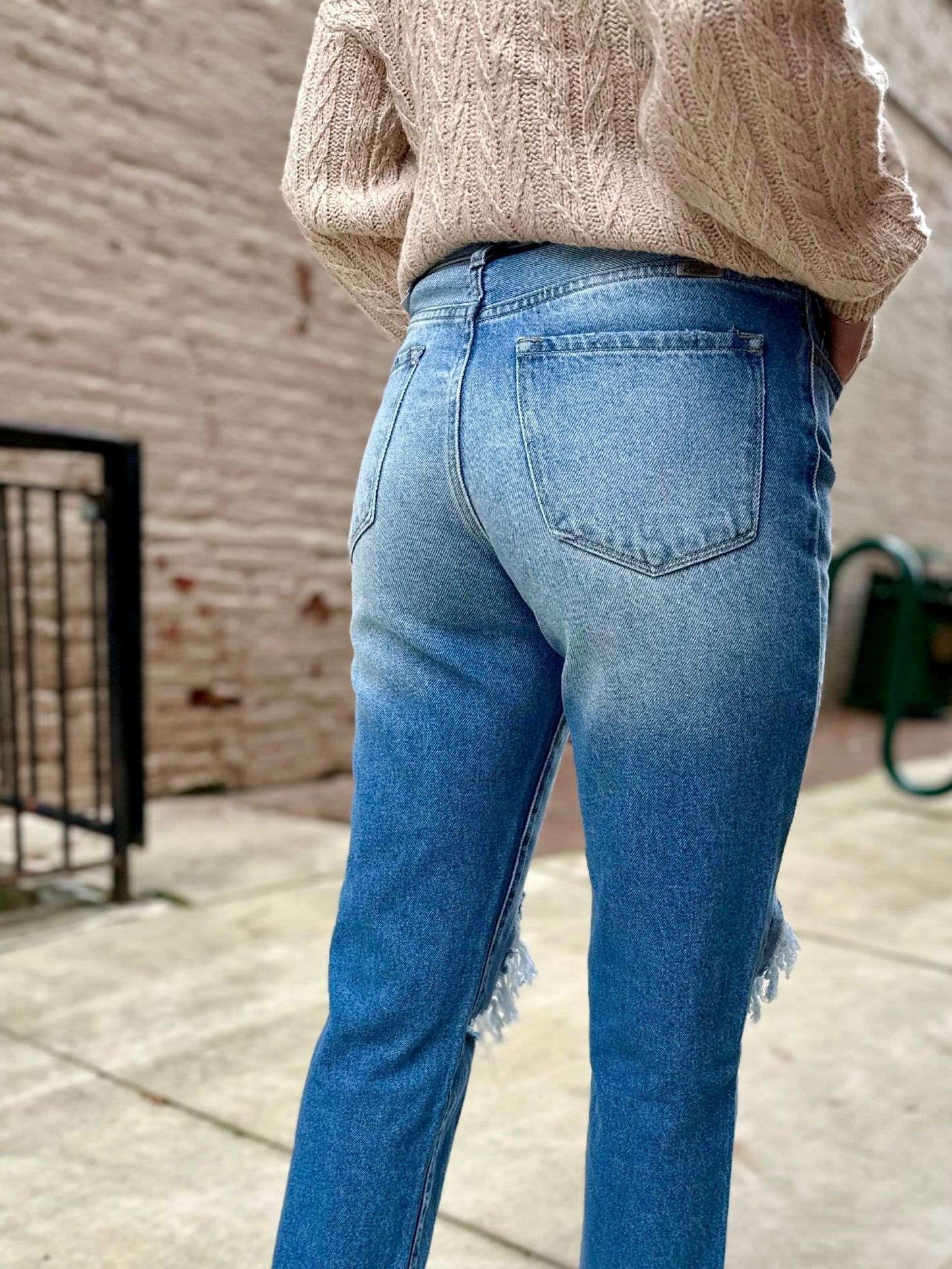 Kancan Selena High Rise Mom Jeans
