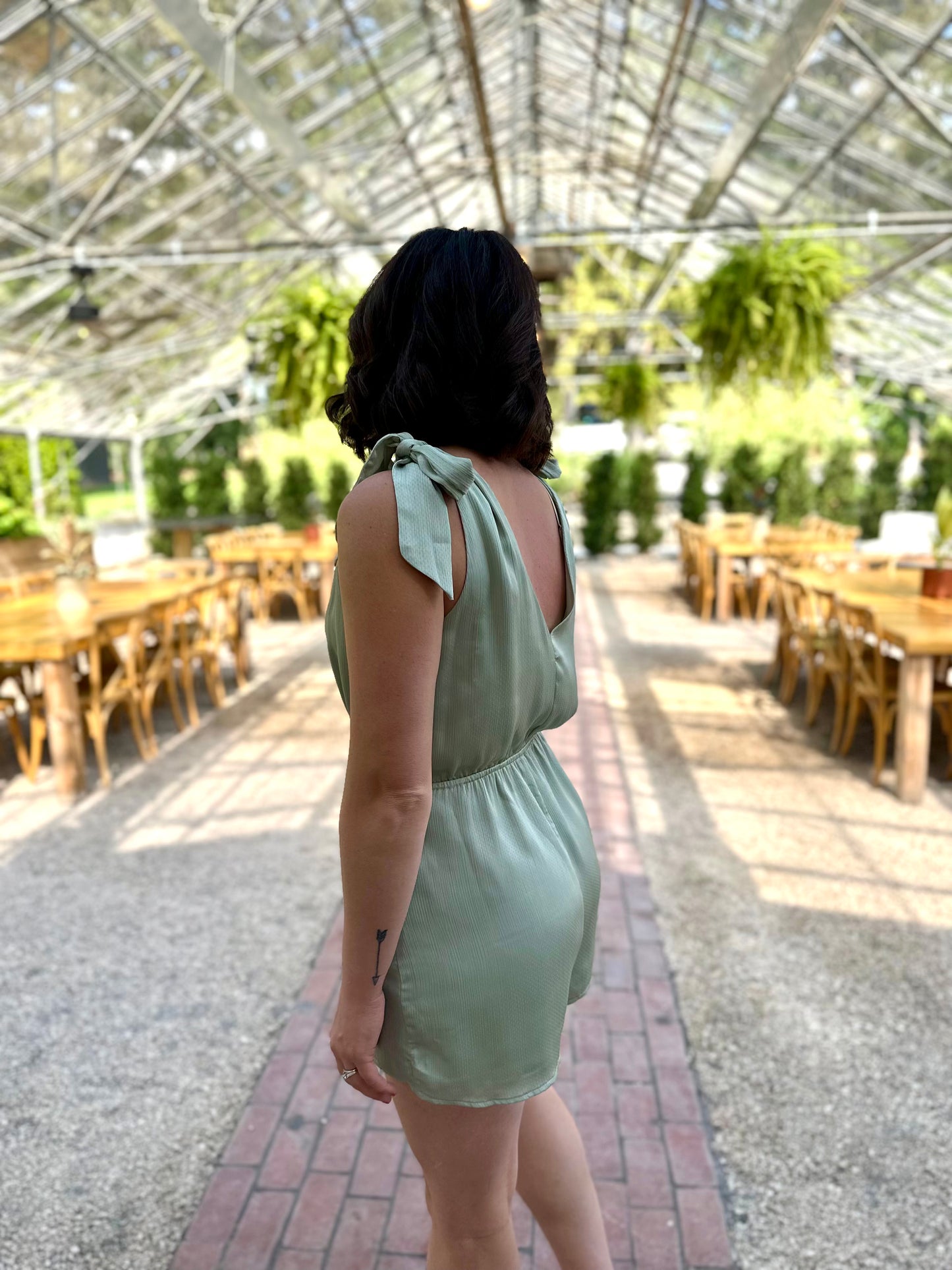 Sun Lakes Vneck Romper