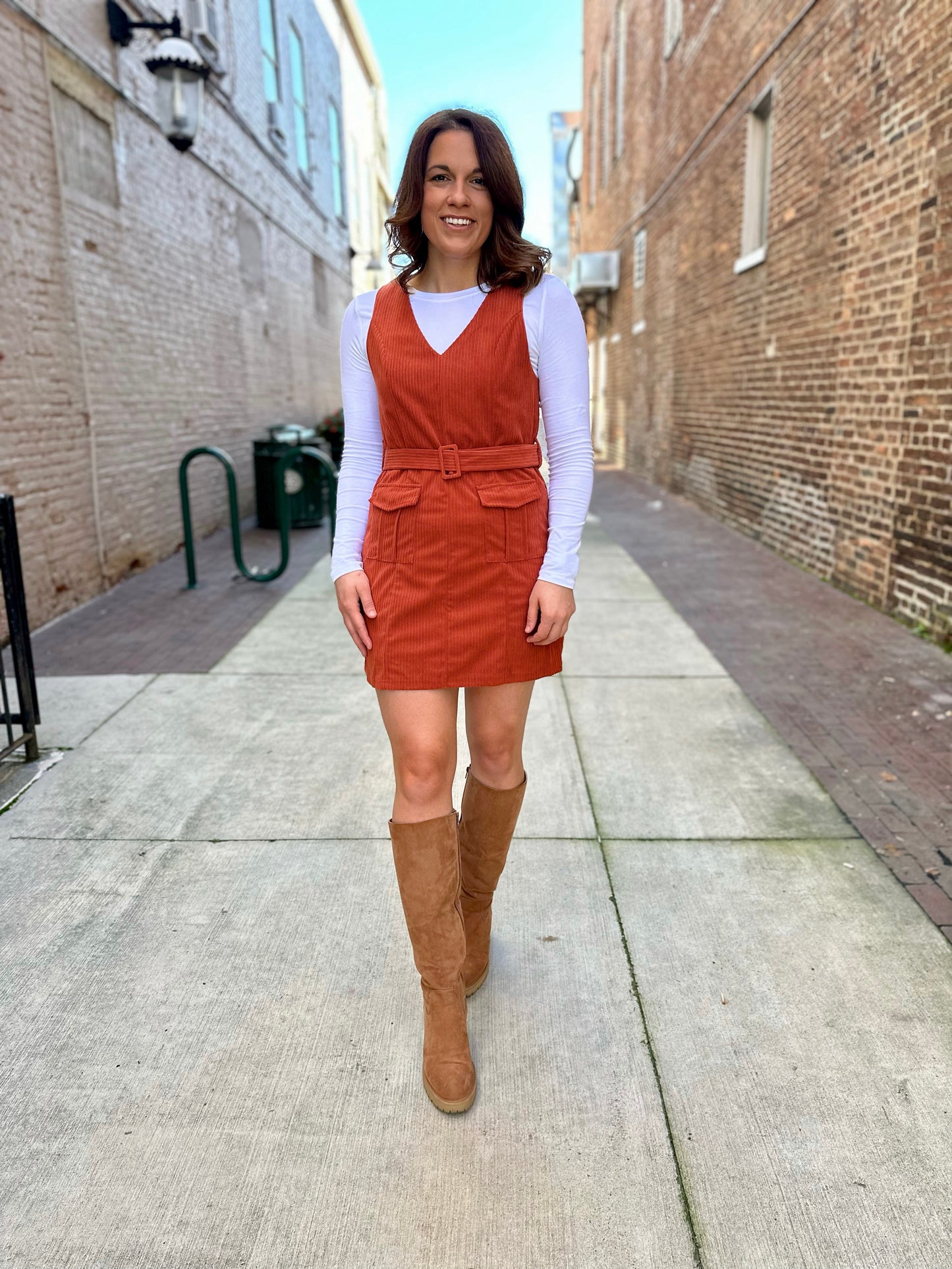 Oilton Corduroy Dress