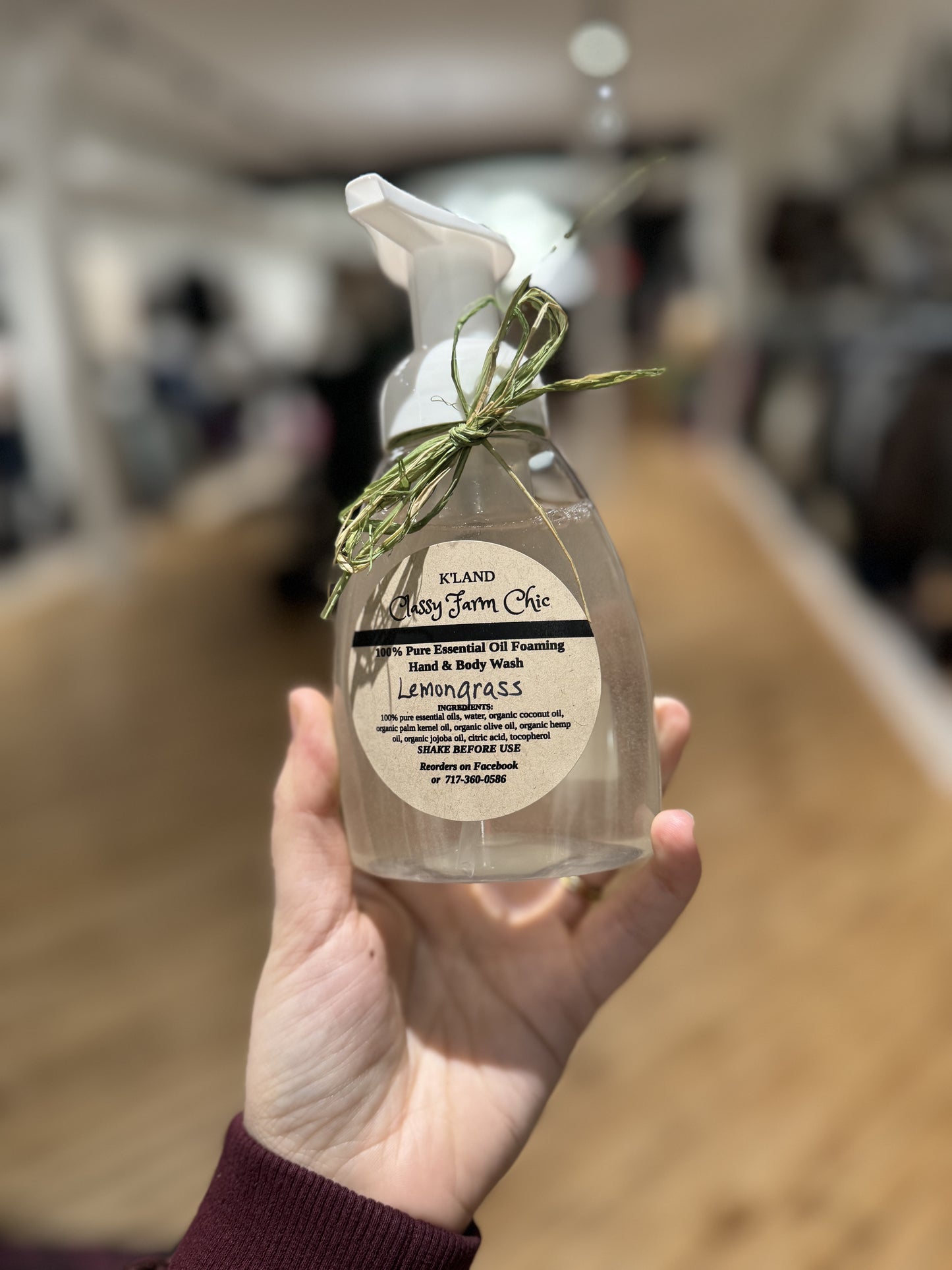 Classy Farm Chic Foaming Soap