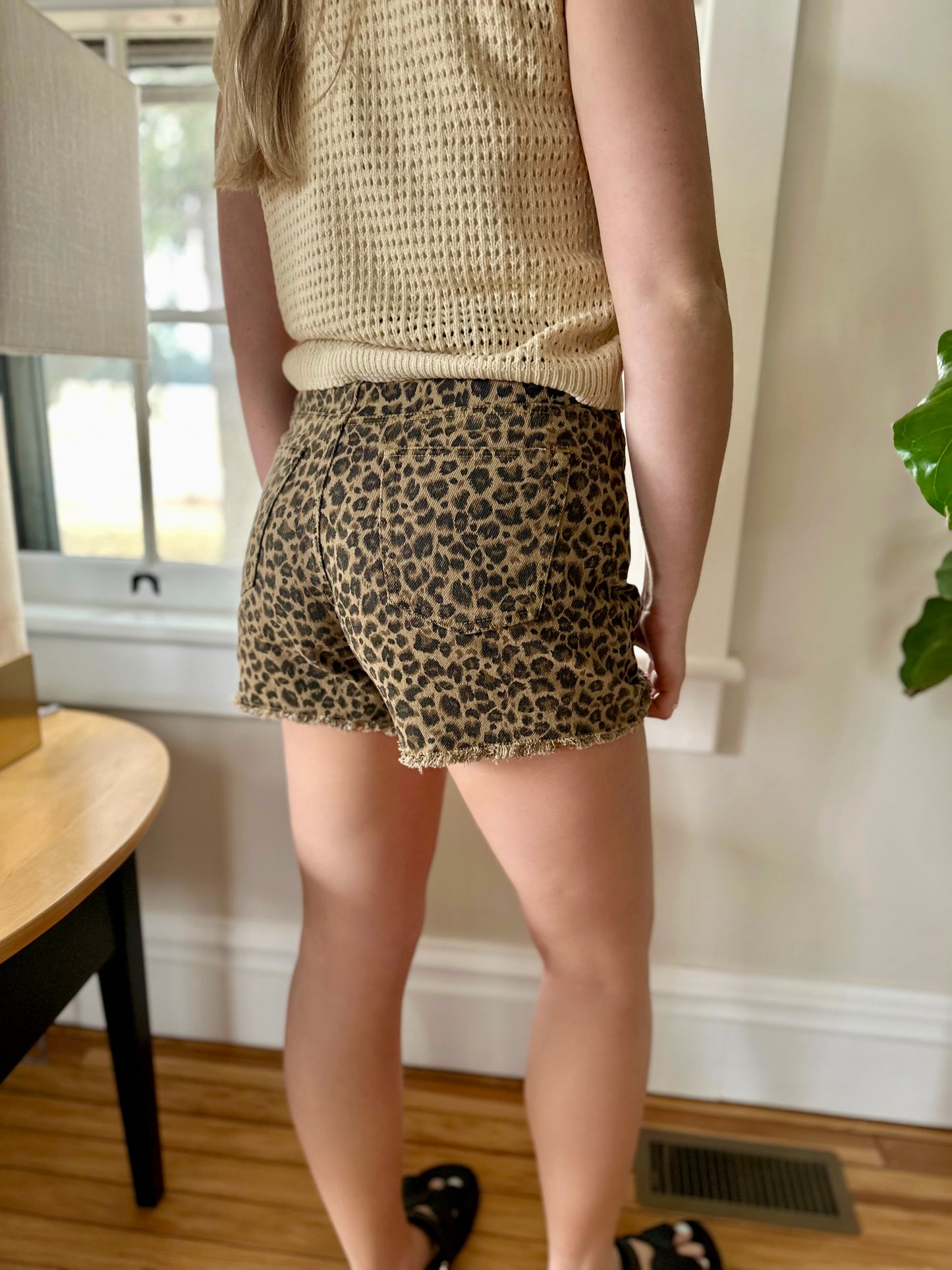 Hessville Leopard Shorts