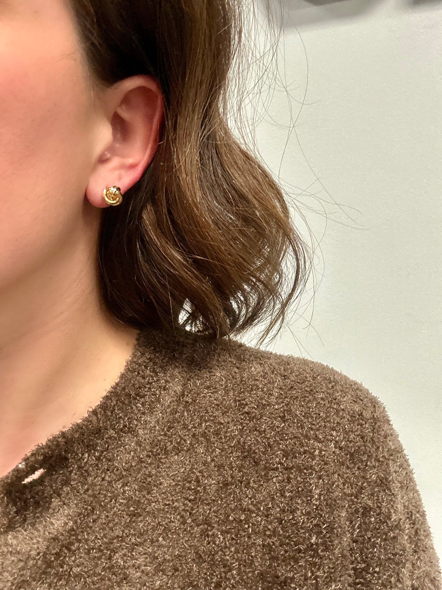 Gold Dipped Knot Studs