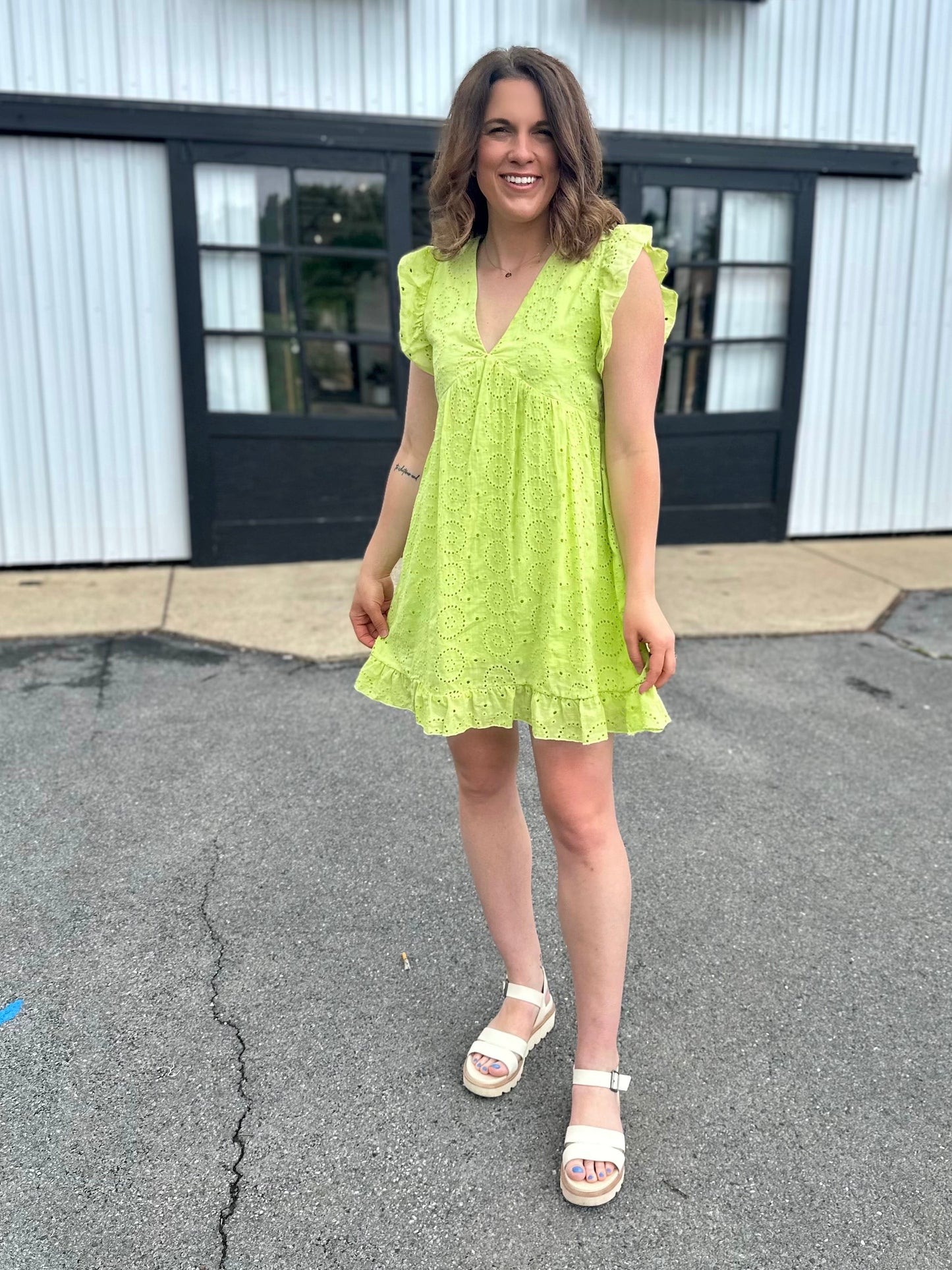 Centralia Eyelet Dress