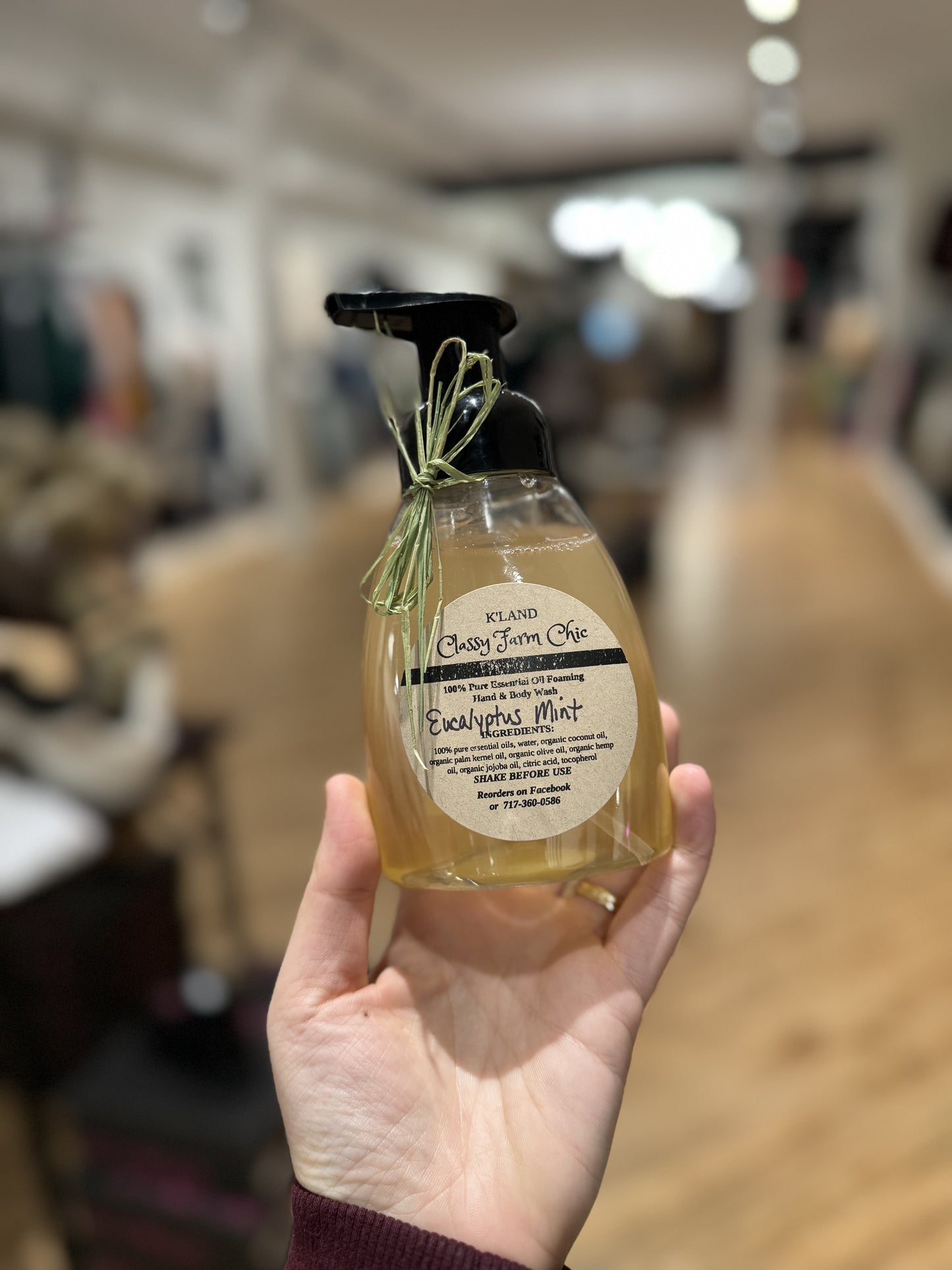 Classy Farm Chic Foaming Soap