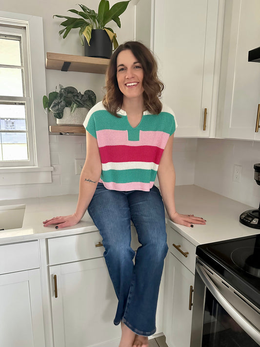 Plainville Stripe Top