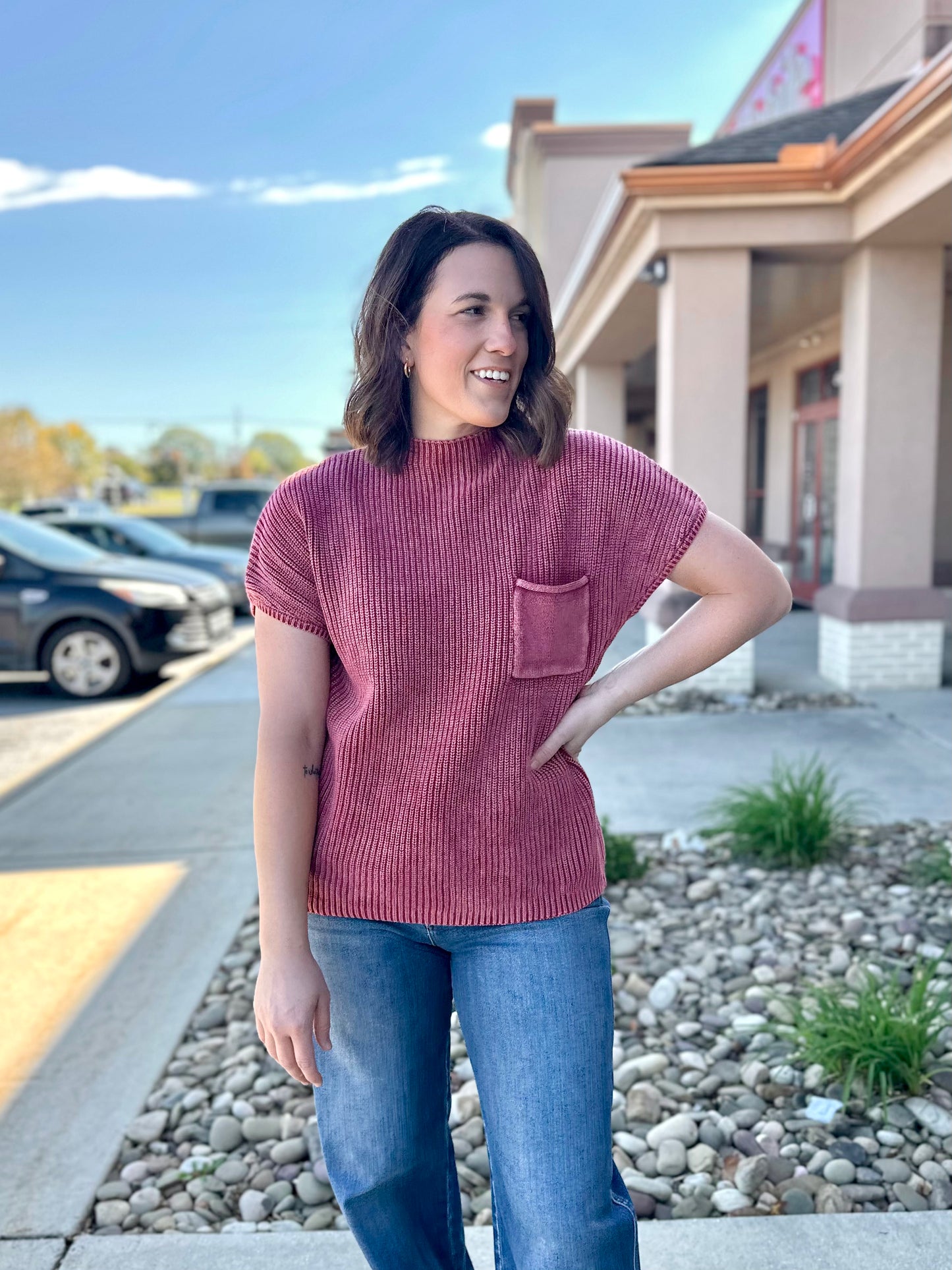 Lexington Mock Neck Sweater