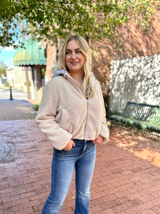 Magnolia Sherpa Puff Jacket