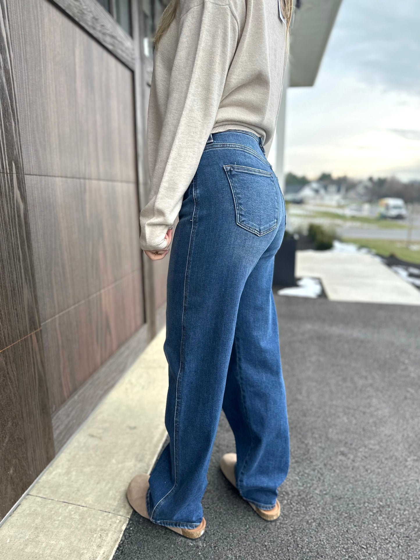 Racine Risen Tummy Control High Rise Baggy Jeans