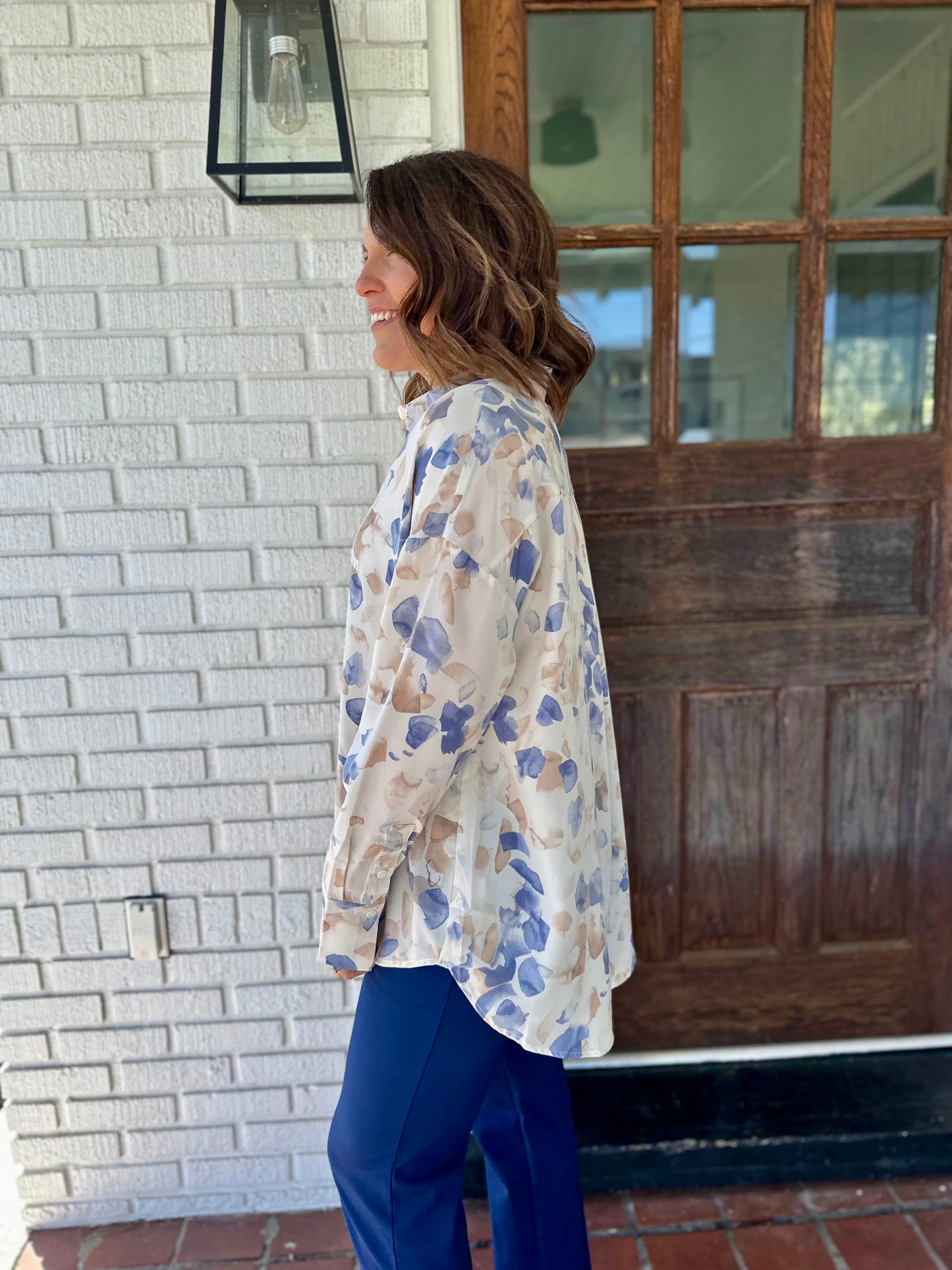 Correll Satin Blouse