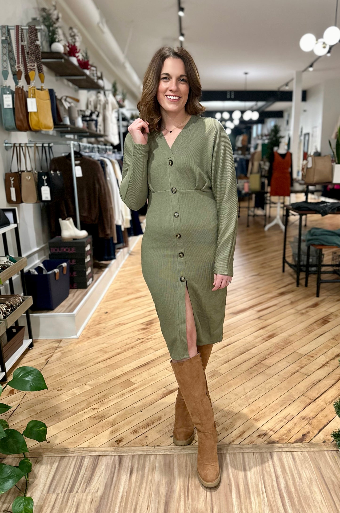 Tekoa Button Down Dress