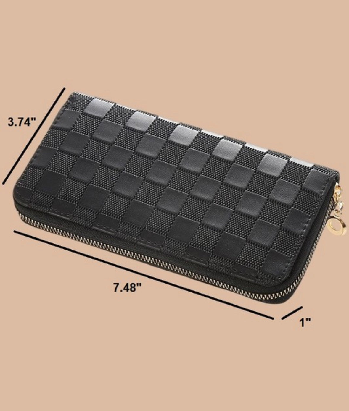 Orchards Checkered Wallet