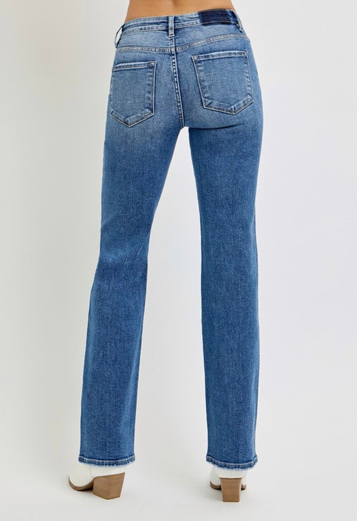 Risen Geneva Tummy Control High Rise Straight Jeans