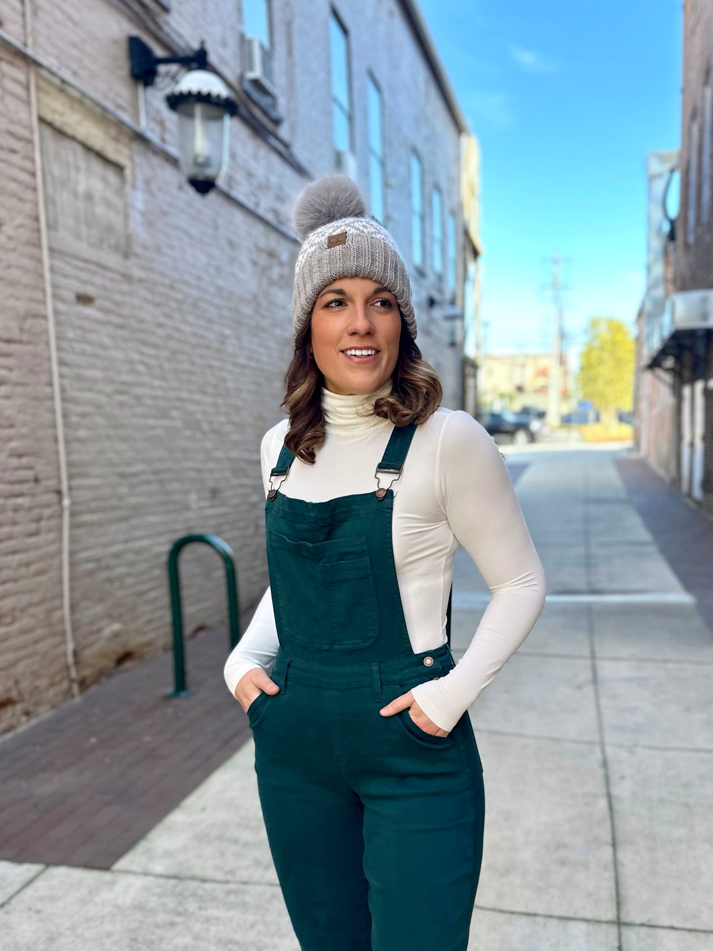 Hartline Microfiber Turtleneck Top