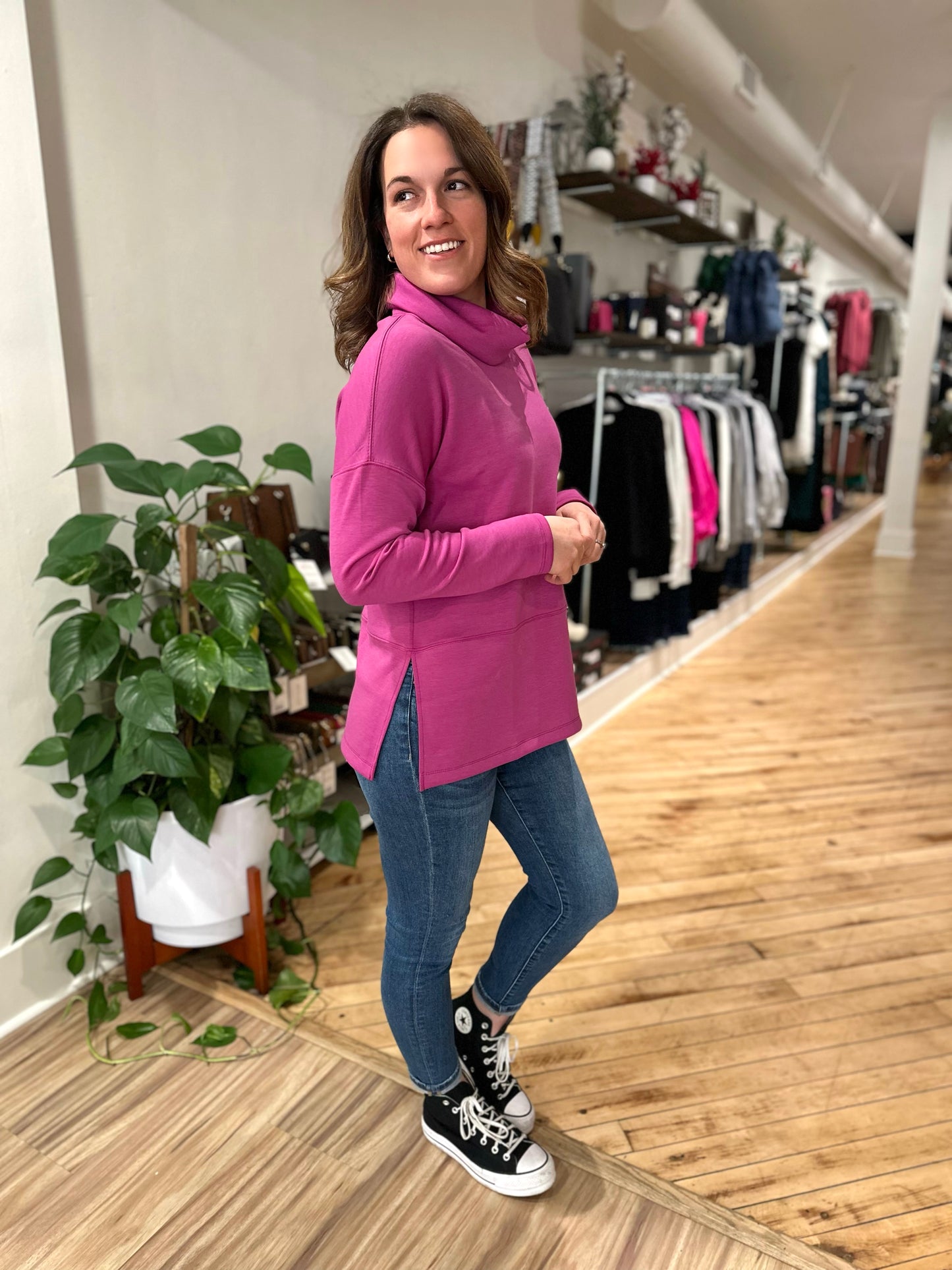 Vienna Cowl Neck Sweater