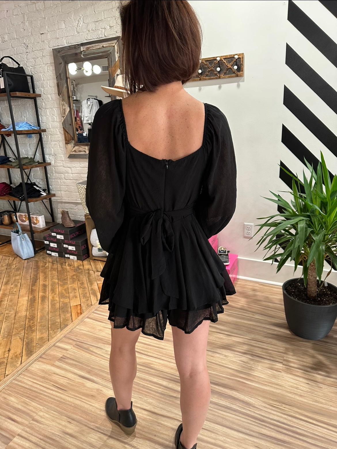 Move On Over Crinkle Romper
