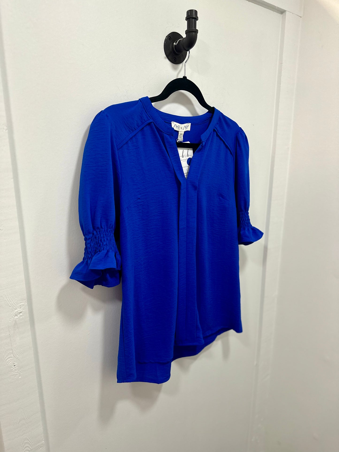 Walters Smocked Short Sleeve Top