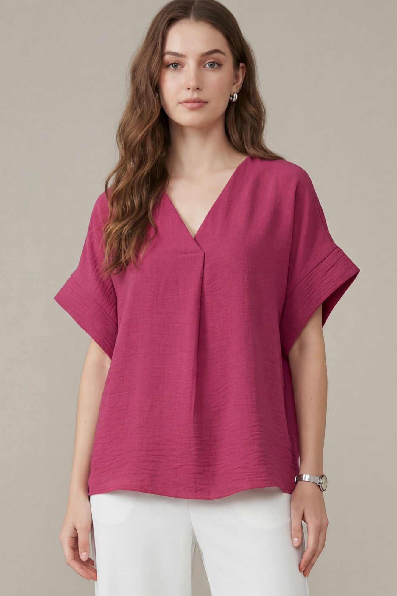 Kelso Vneck Blouse