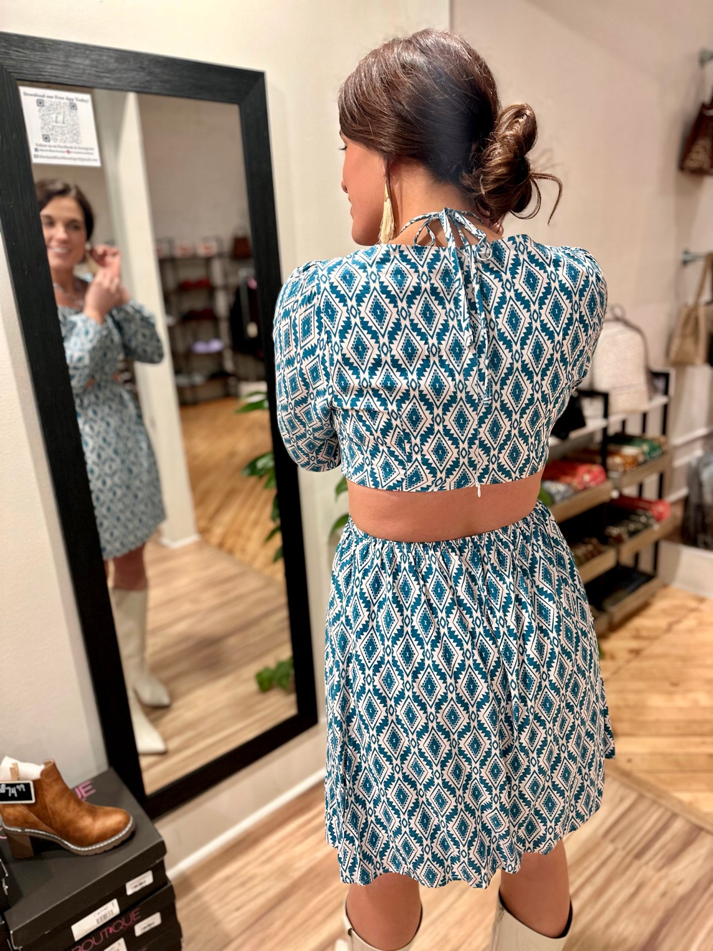 South Jordan Aztec Dress