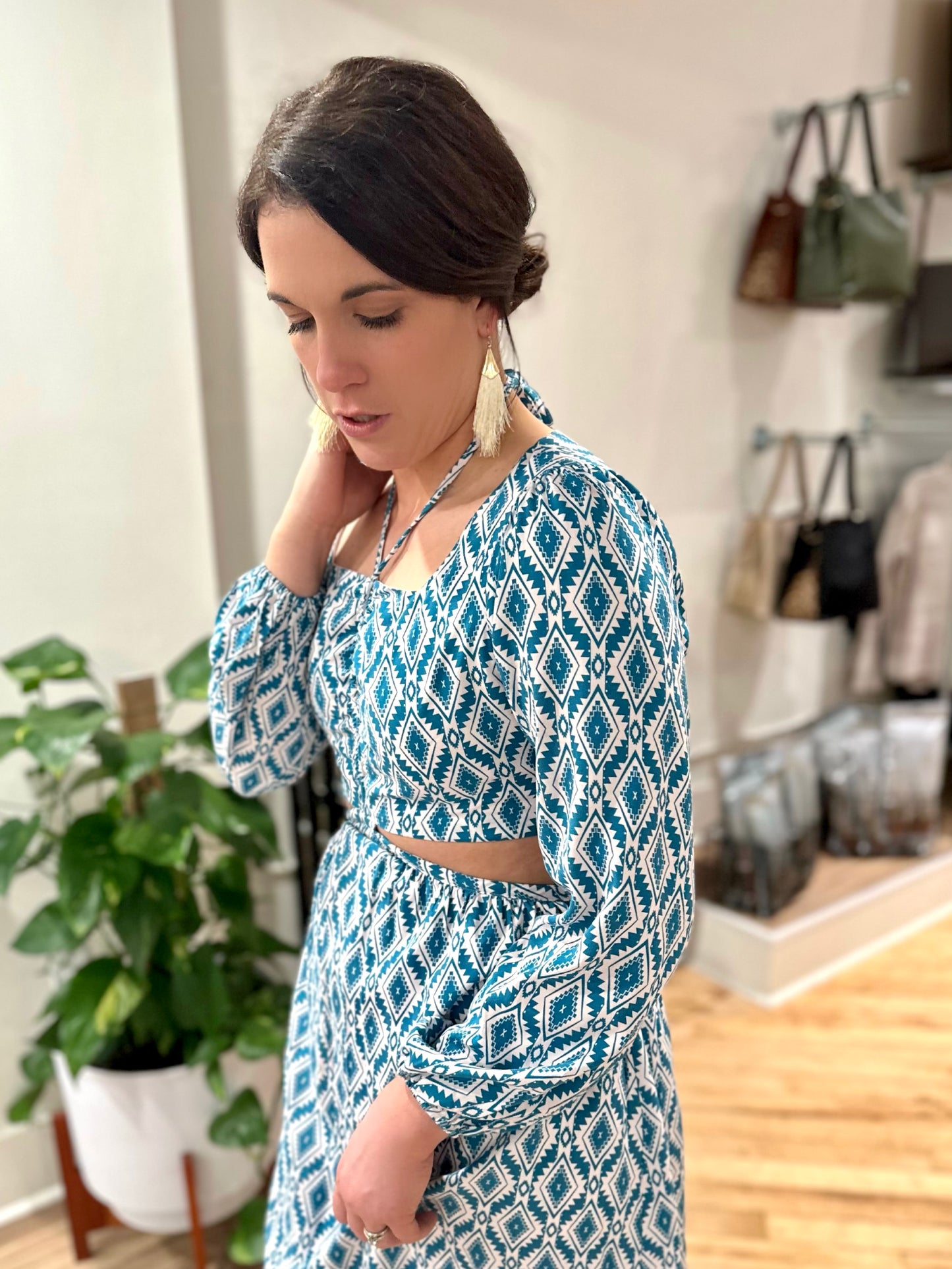 South Jordan Aztec Dress