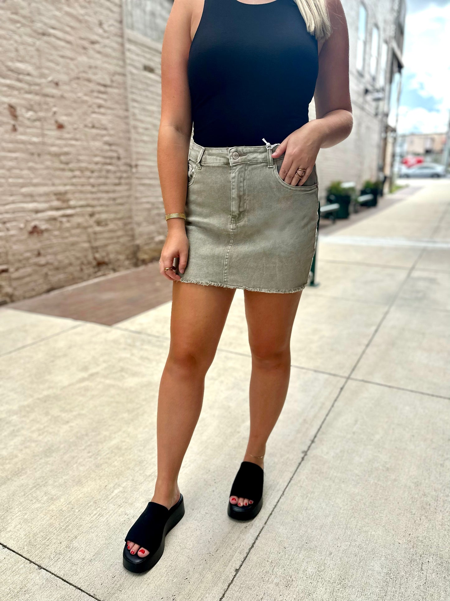 Coon Rapids Denim Skirt