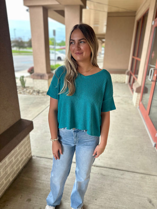 Lockington Waffle Knit Top