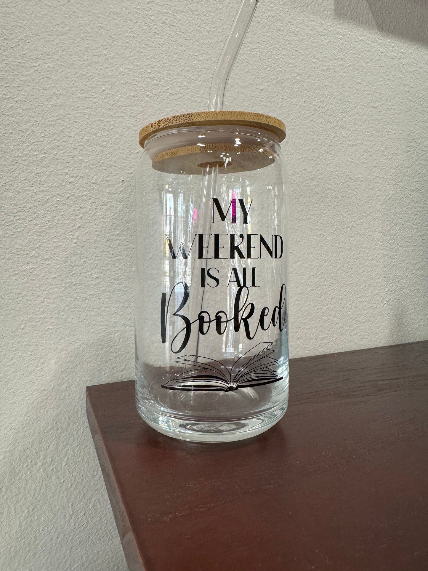 Book Beer Can Glass