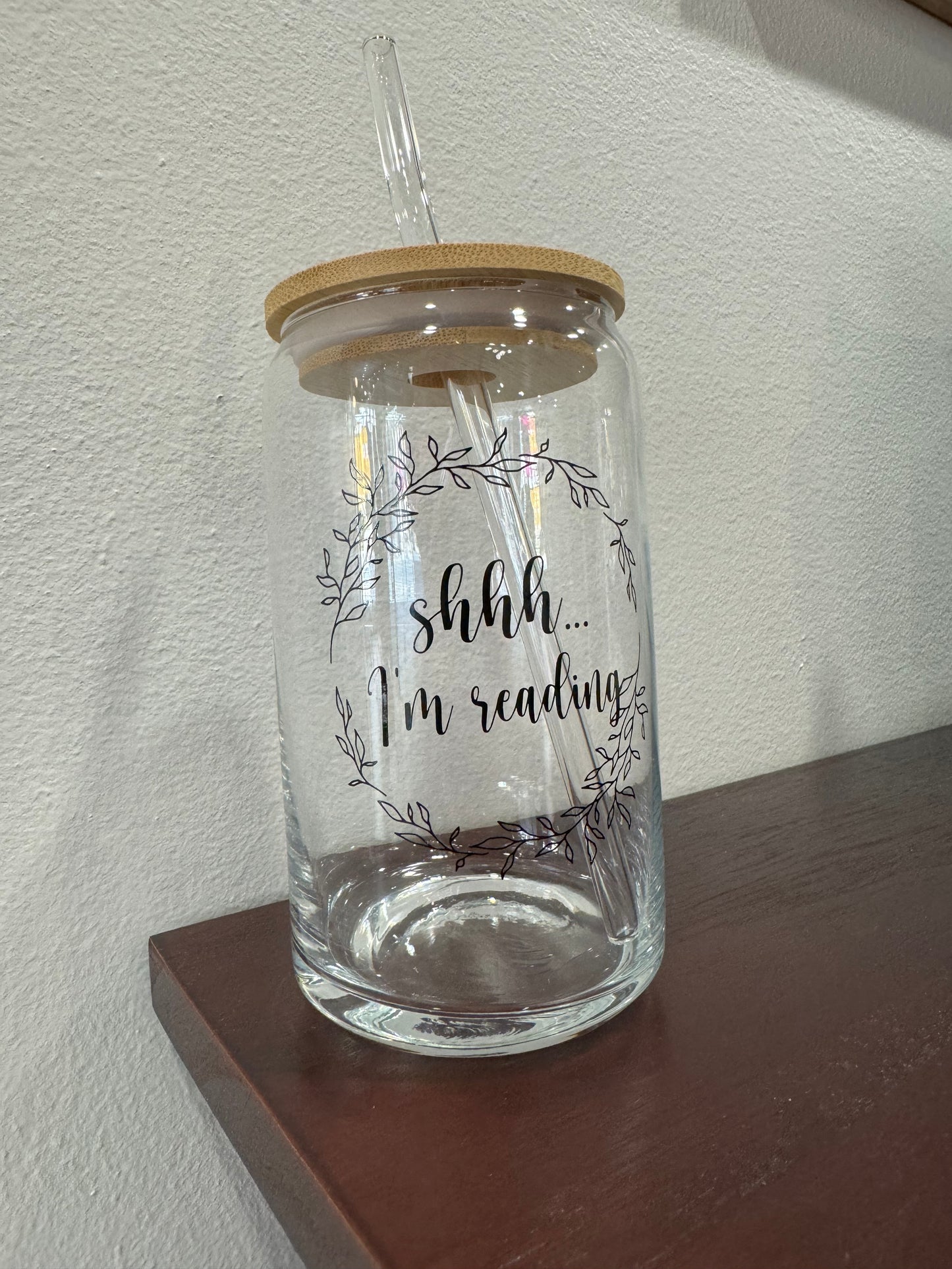 Book Beer Can Glass
