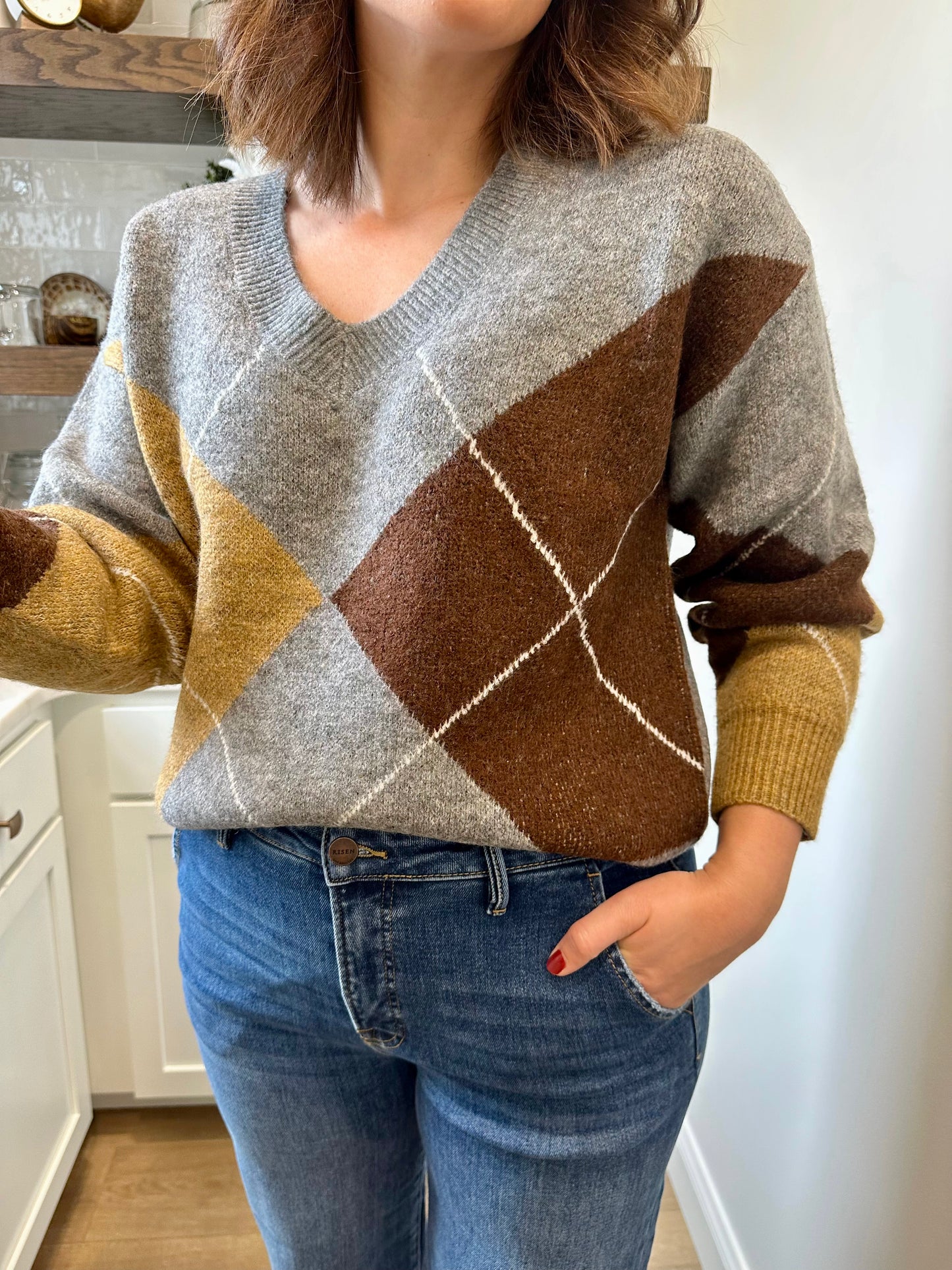 Atkinson Argyle Sweater