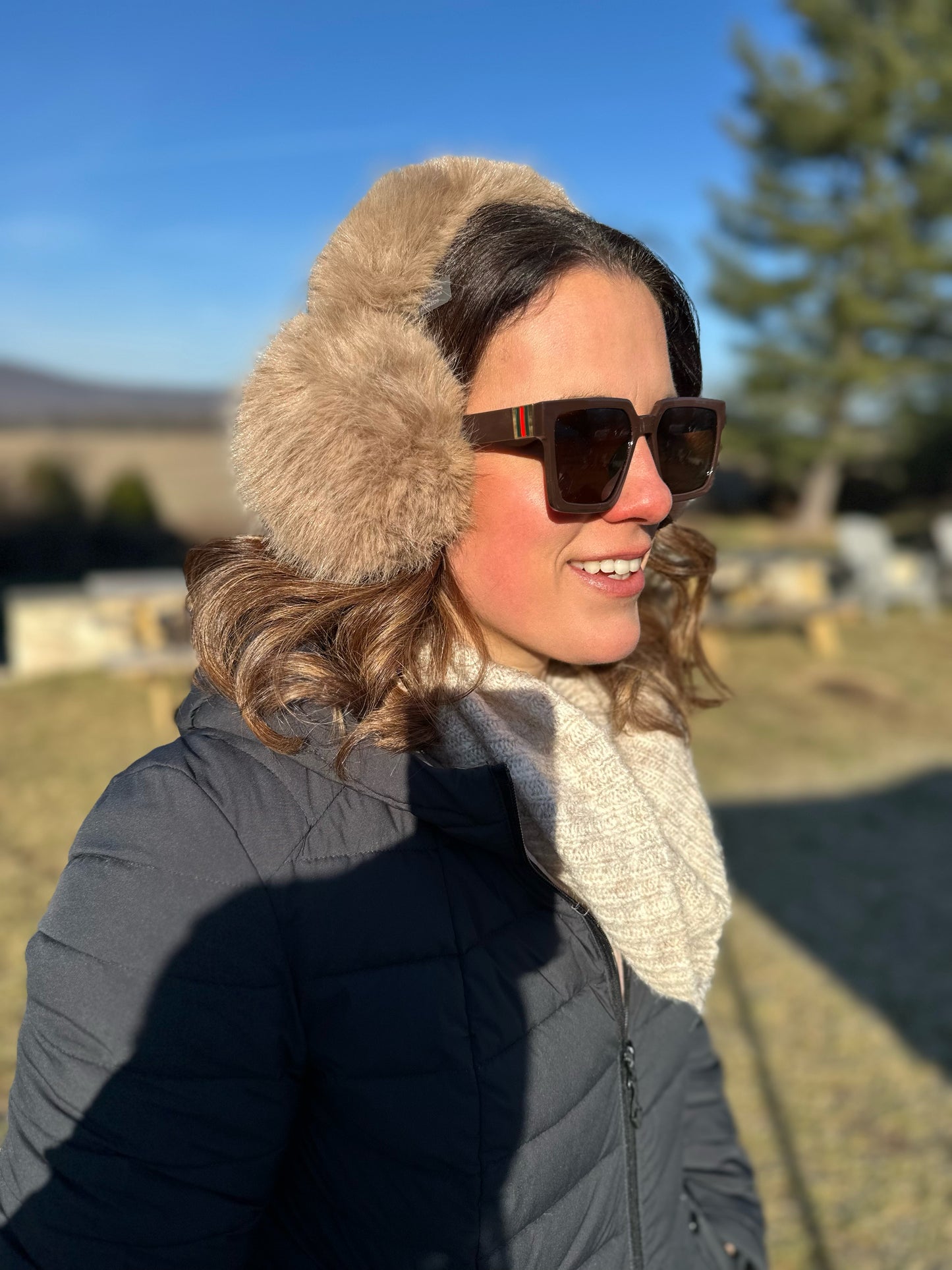 CC Fur Ear Muff Warmers