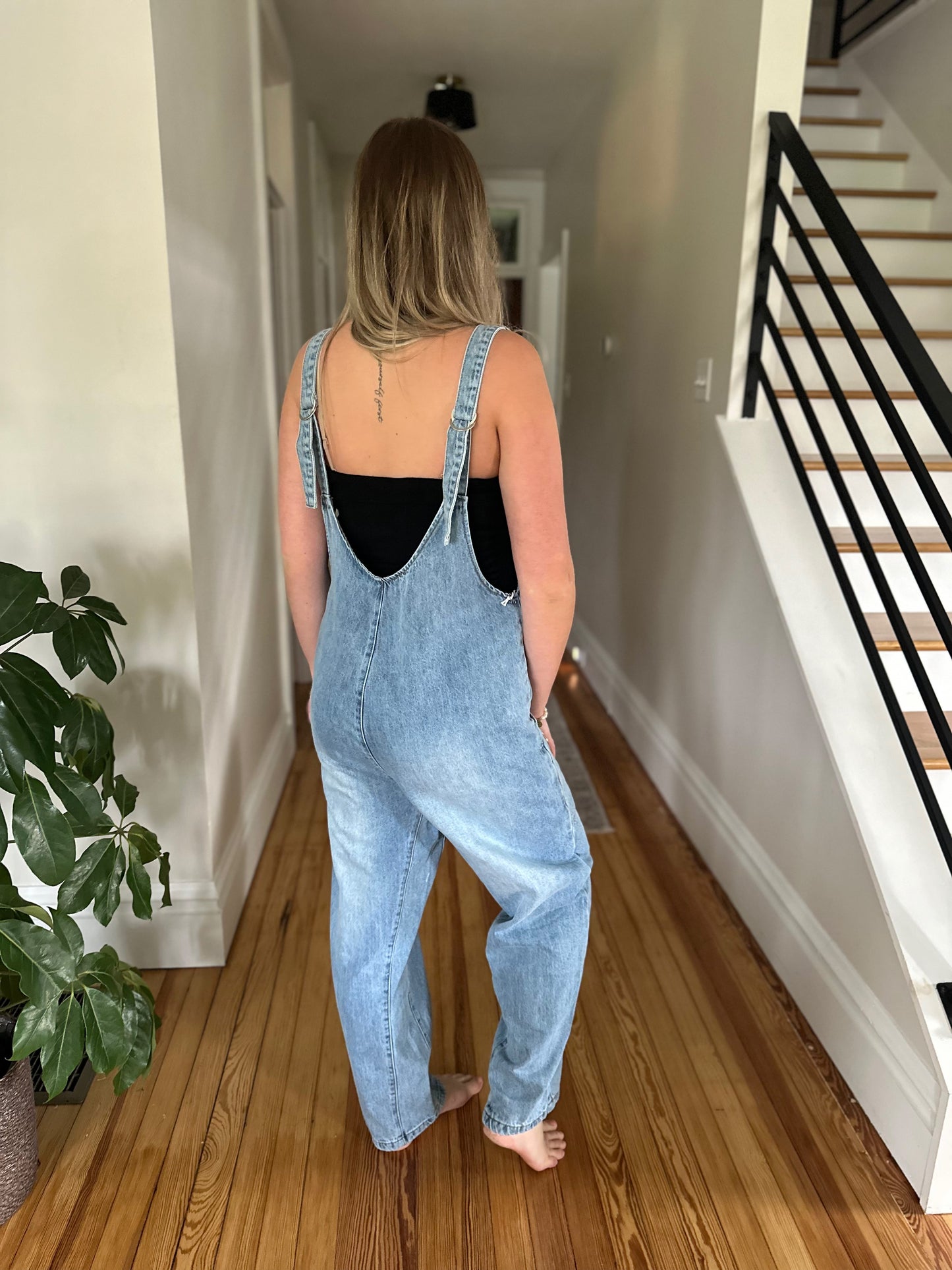Lacey Denim Overalls