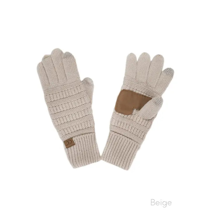 CC Suede Detail Gloves