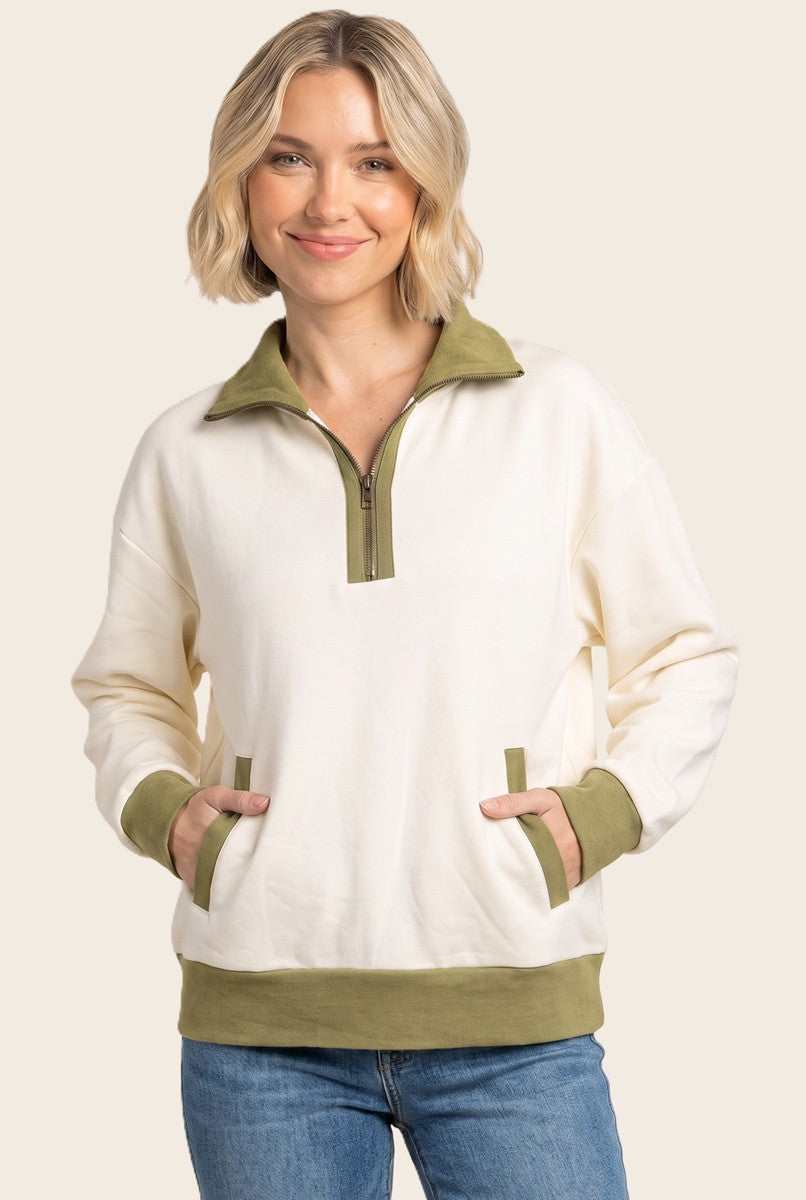 Scottsville Mock Neck Sweatshirt
