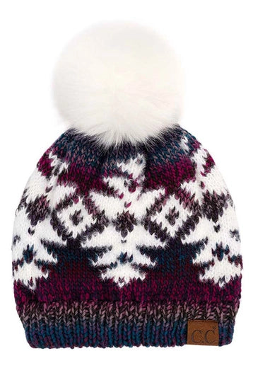 CC Multi Yarn Aztec Beanie