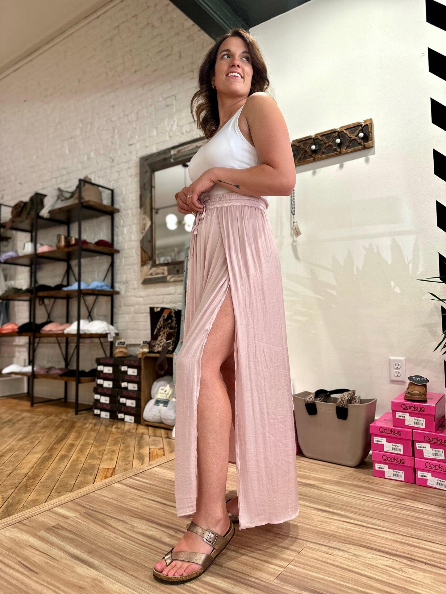 Solomon Split Hem Skirt