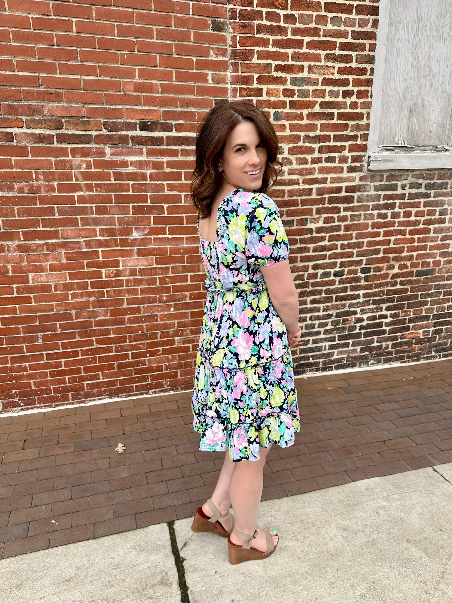 Holbrook Floral Sweetheart Dress